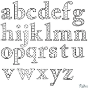 Alphabet Dréckbar Faarwen Säiten